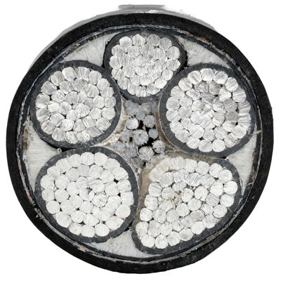 OEM ODM Surcharges 33kv câble aérien XLPE Conducteur en aluminium isolé Utilisation d'appareils électroménagers et ménagers IP67 Cable ABC classé