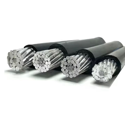 0.6/1KV câble d'alimentation aérien à noyau unique XLPE gilet en PVC isolé conducteur électrique en aluminium sans oxygène IP67