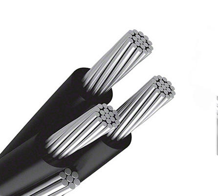 Cable ABC XLPE PVC PE isolé câble aérien groupé pour la transmission d'énergie