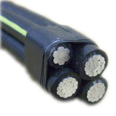 AAC ACSR câble aérien groupé ABC câble XLPE / PVC isolé